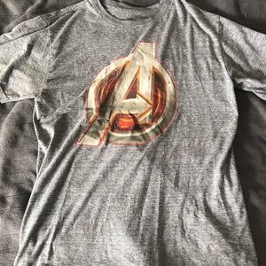 gray avengers t-shirt